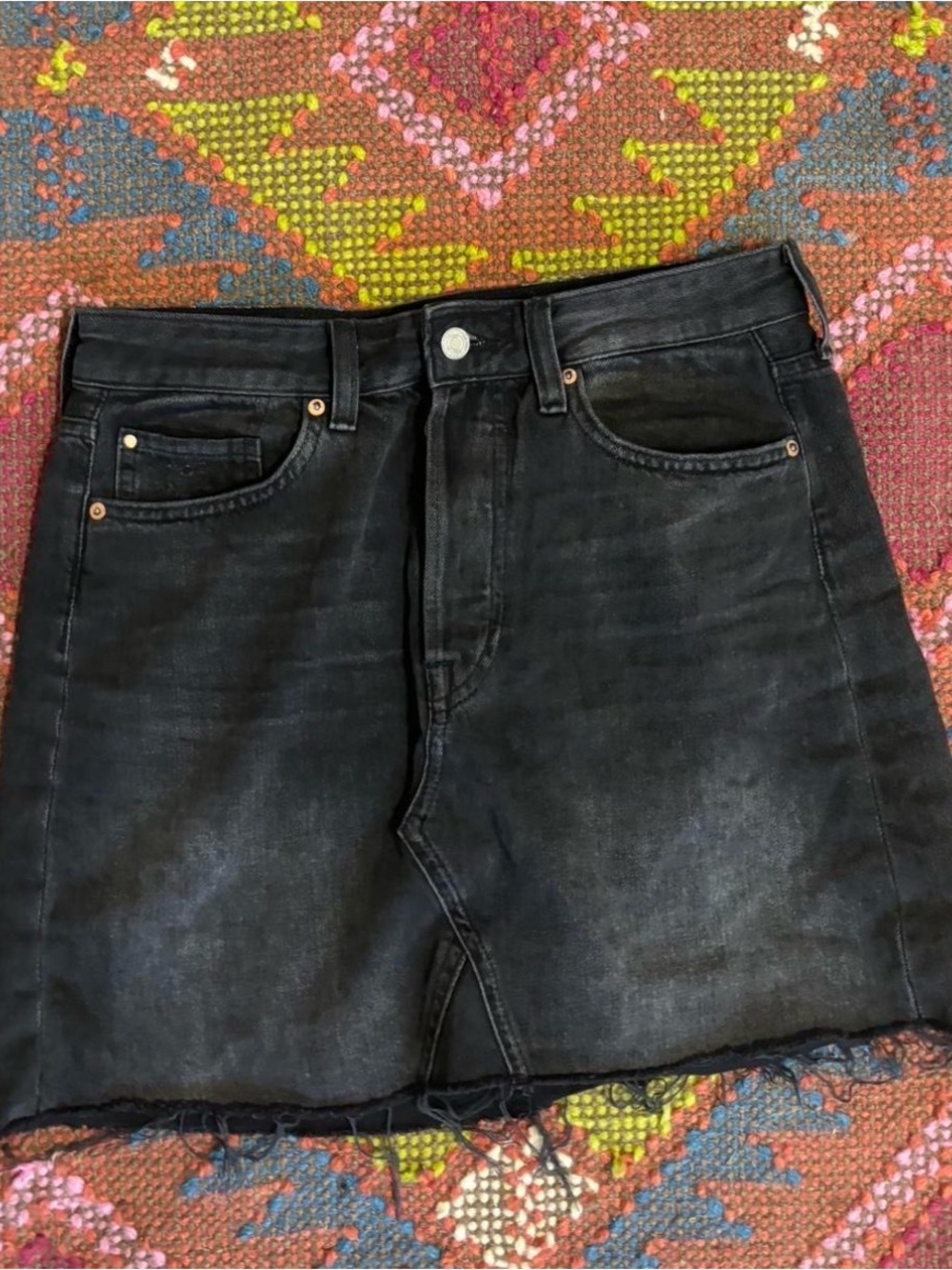 H&M Black Men's Skirt-Style Jeans